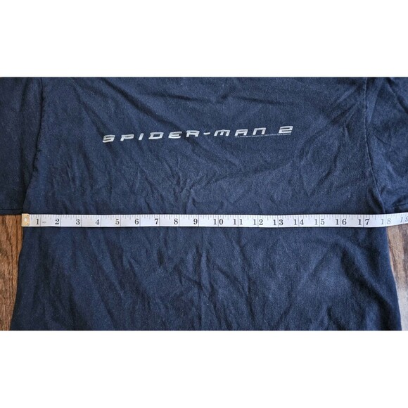 Vintage SPIDER-MAN 2 Marvel Comics Movie Promo Shirt MENS M Y2K 2003 Sony Marvel - Picture 8 of 11